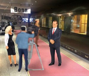 Vorbildfigur Willy Brandt gibt's samt Zug im SPD-Shop zu kaufen. Screenshot