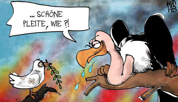 Friedenstaube aus Feinstahl