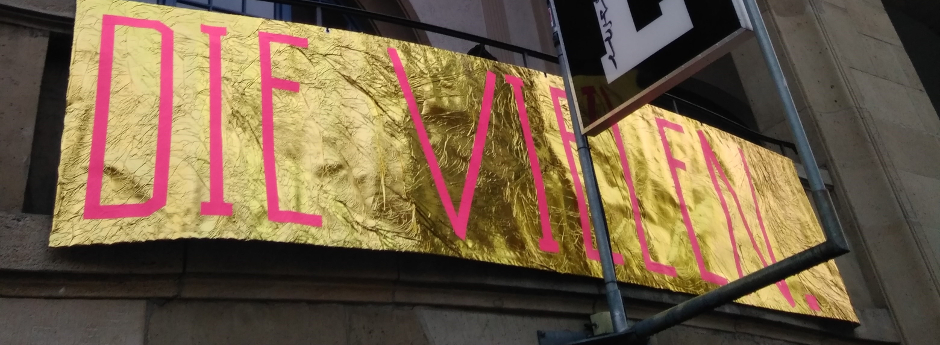 Kunst zeigt Haltung, golden