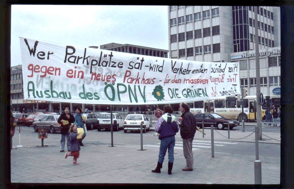 Gegen das geplante Parkhaus in Ulm wird seit den 90er-Jahren protestiert. Foto: privat