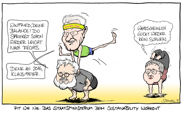 Kniebeugen gegen Klimawandel