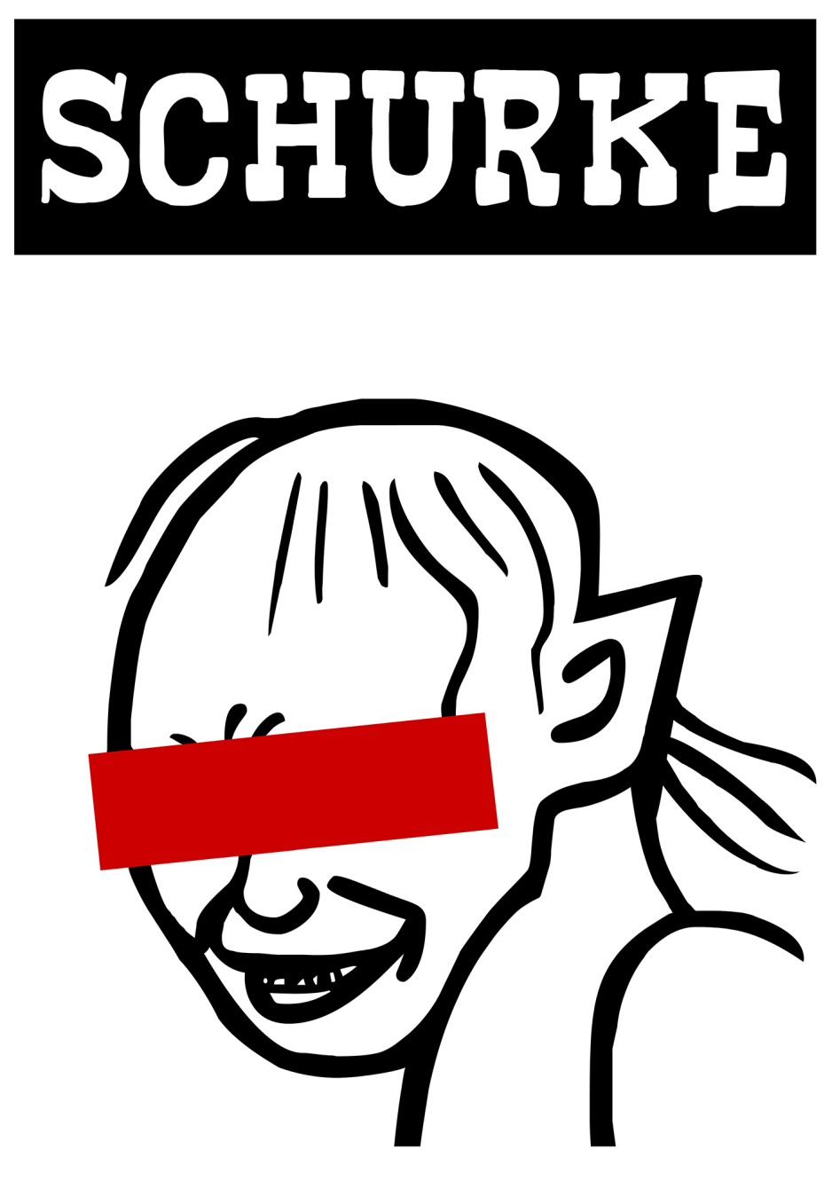 Malender Musiker mit singenden Cartoonfiguren