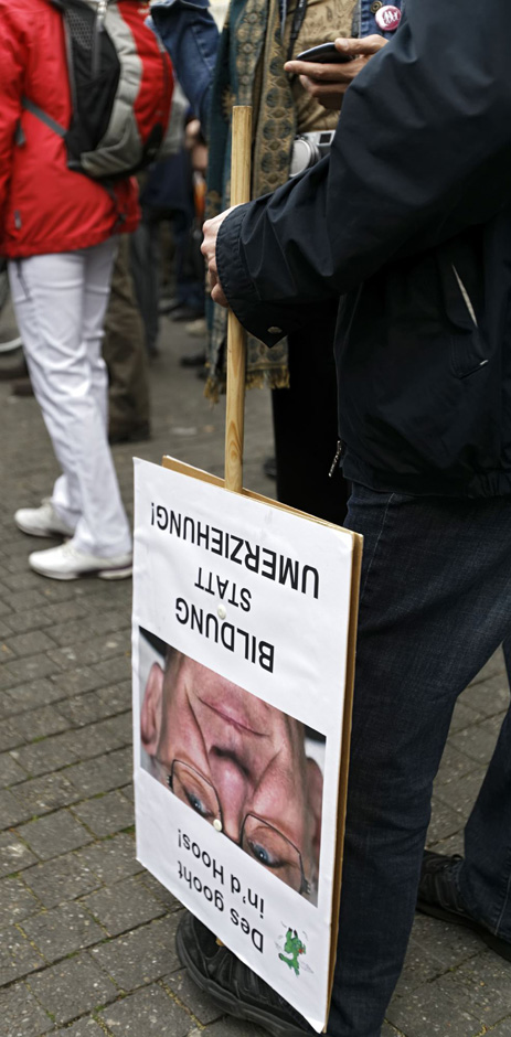 Jedem Bildungsplan-Gegner seinen Polizisten