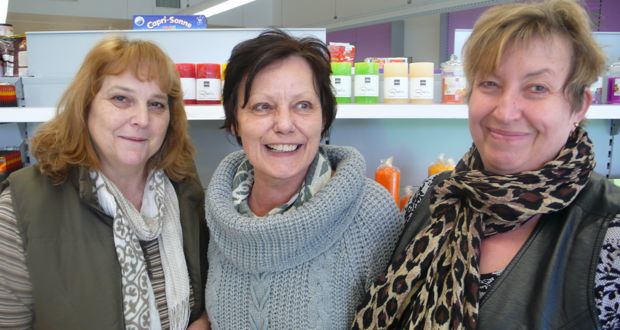 Dankbare Schlecker-Kundinnen. Und Schleckerfrauen. Foto: Joachim E. Röttgers