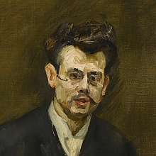 Max Slevogt: Porträt Eduard Fuchs (Ausschnitt).