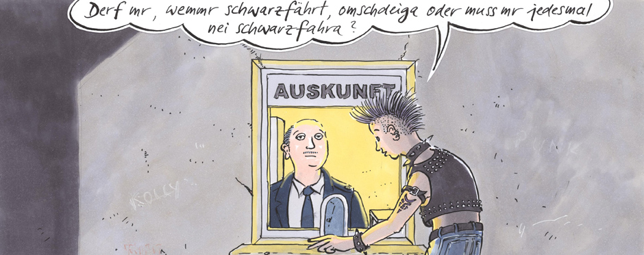 Darf man beim Schwarzfahren auch umsteigen?