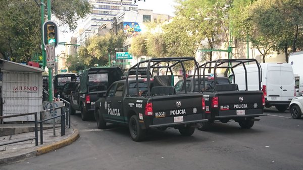 Zu wenig Präsenz lässt sich die mexikanische Polizei nicht vorwerfen.