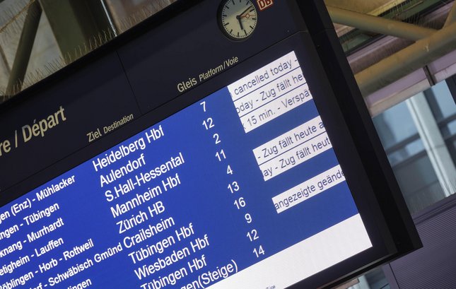 Hier fahren weniger als die Hälfte der Züge nach Fahrplan. Foto: Julian Rettig