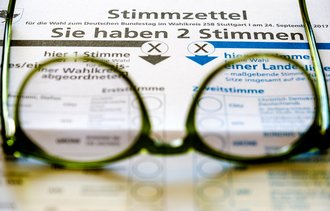 Die Zustimmung zu einer Partei liegt selten bei 100 Prozent – trotzdem geht nur das Alles-oder-Nix-Kreuz. Foto: Joachim E. Röttgers