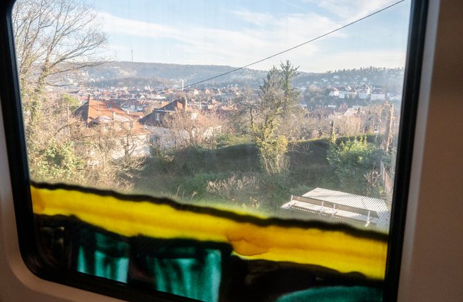 Zurück ging's über die Gäubahn-Panoramastrecke, da die S-Bahn-Stammstrecke gesperrt war.