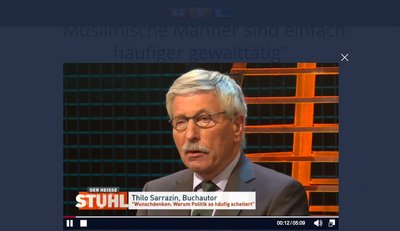 Das hat dem Diskurs gerade noch gefehlt. Screenshot: rtl.de