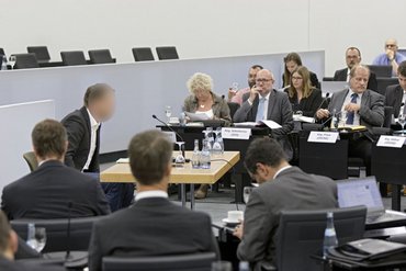 Michael Krenz bei seiner Vernehmung.