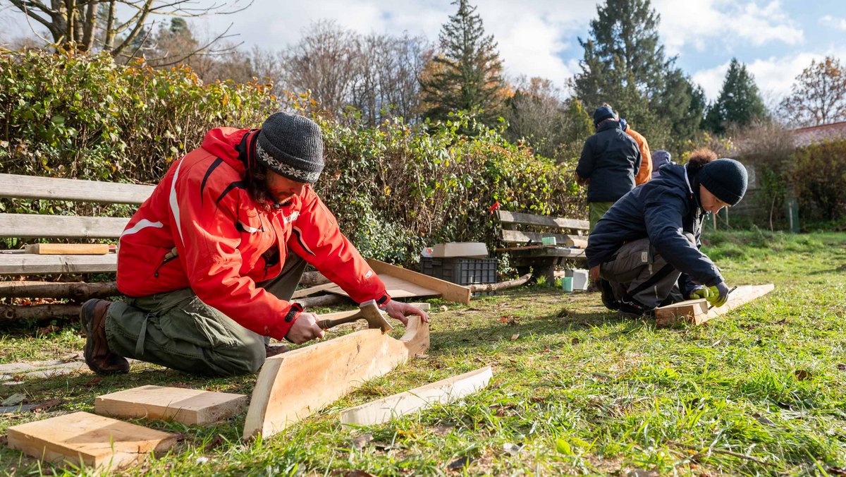 Alle scheinen genau zu wissen, was sie tun.