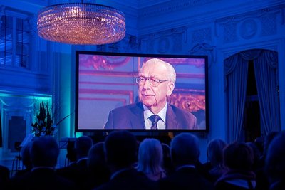 Lothar Späth, der Namensgeber. 