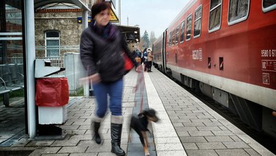 Bald Hauptknotenpunkt gegen Abgeschiedenheit: Bahnhof Munderkingen. Foto: Josef-Otto Freudenreich