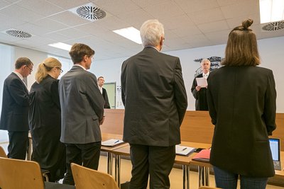 Die Luftreinhaltungsmaßnahmen seien "offensichtlich nicht ausreichend": Urteilsverkündung im Stuttgarter Verwaltungsgericht nach Klage durch die Deutsche Umwelthilfe (Juli 2017). 