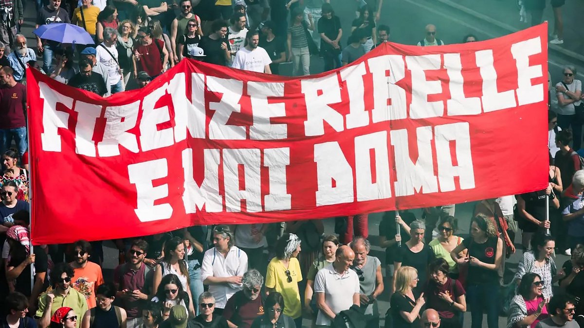 "Rebellisches Florenz, niemals gebändigt". Foto: Scatti Celeri 