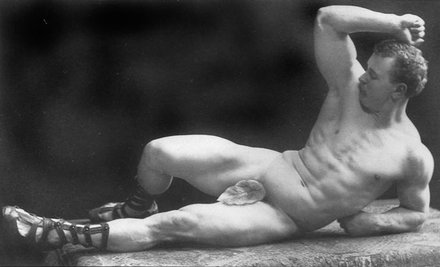 Der Mann mit dem Marmorkörper: Eugen Sandow. Foto: gemeinfrei