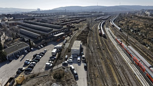 ... und noch nicht verbaut – Stuttgart 21 lässt warten.