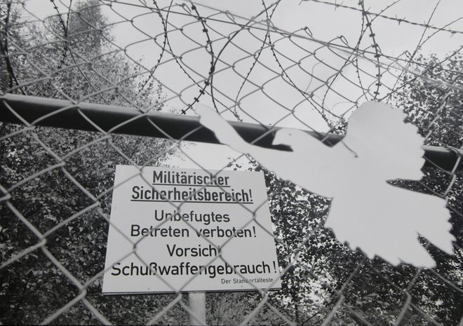 ... gegen die Stationierung von Marschflugkörpern im Hunsrück, Oktober 1986.