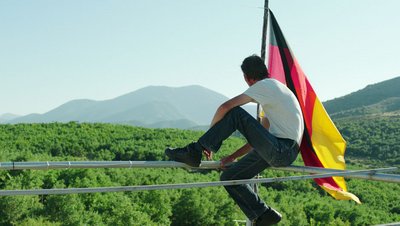 Dauermotiv deutsche Flagge.