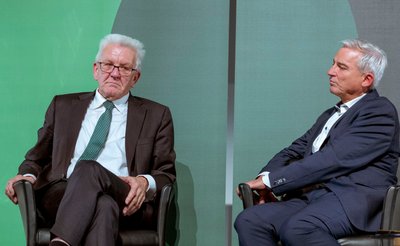Das ist kein Thema, bei dem sich die beiden grün sind. Winfried Kretschmann und Thomas Strobl.