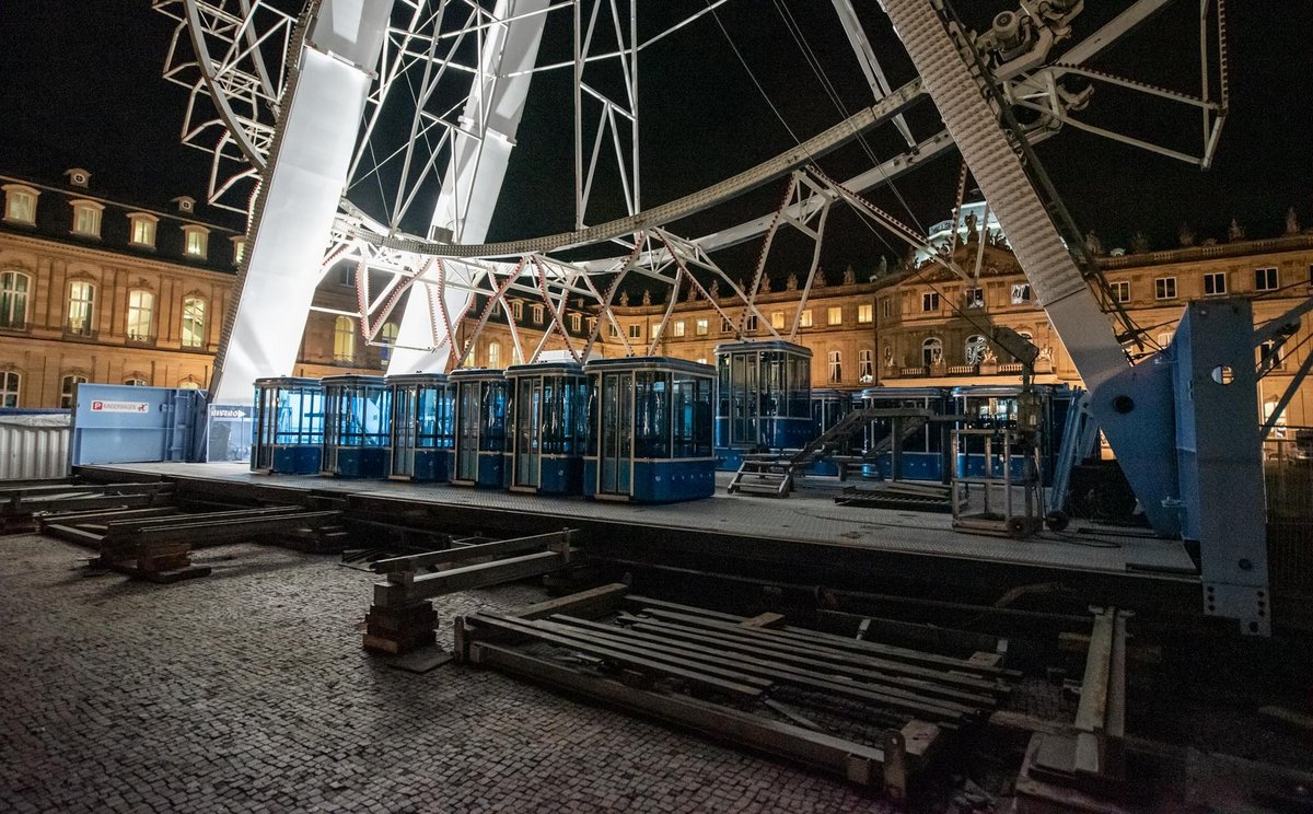 Da geht es hin, das glanzvolle Riesenrad. Foto: Jens Volle