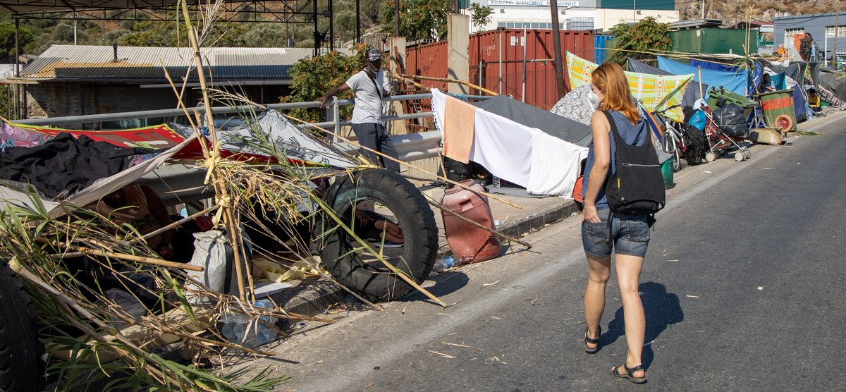 Schlafplätze am Straßenrand – entwürdigende und menschenfeindliche Lebensbedingungen. Foto: David Pichler