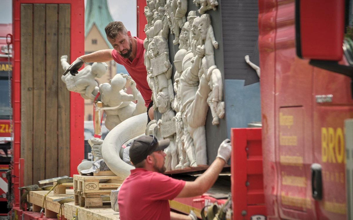 Keine Bange. Bald ist alles gut verstaut ...