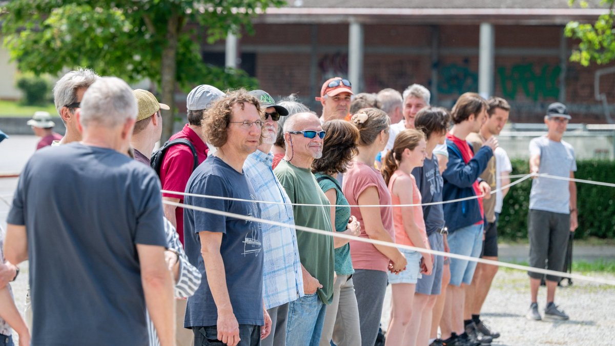 Nur nicht drängeln.