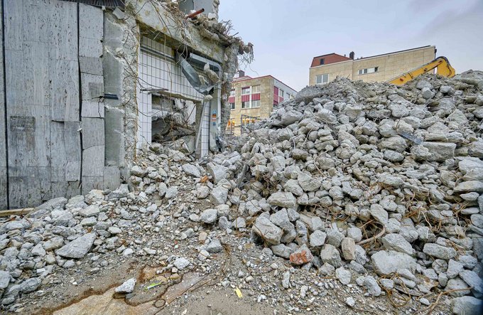 Abrissbeton recyceln wäre mehr als ein grünes Feigenblättchen. Foto: Joachim E. Röttgers
