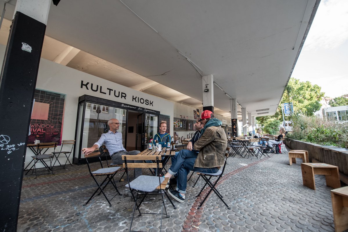 Den Bestand bespielt schon jetzt der Kulturkiosk...