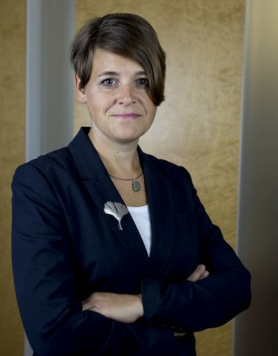 Kandidatin Silke Gericke ...