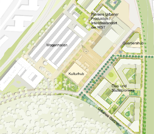 Die geplante Maker City. Grafik: Stadt Stuttgart