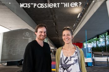 Sascha Bauer und Carolin Lahode, Stadtlücken e.V.