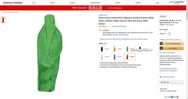 Ganzkörpervirenschutz – in sieben verschiedenen Farben!