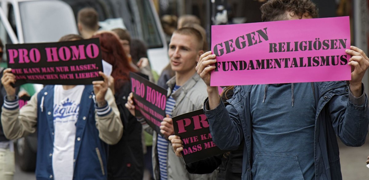 Vor der vergangenen Landtagswahl mussten LSBTTIQ-AktivistInnen sich zur Wehr setzen. Fotos: Joachim E. Röttgers