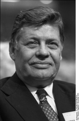 Befürwortete die Ausschaltung "subversiver Elemente": Hanns-Martin Schleyer, 1976 auch stellvertretender Aufsichtsratschef von Mercedes-Benz Argentinien. Foto: Bundesarchiv, B 145 Bild-F041440-0014 / Reineke, Engelbert / CC-BY-SA 3.0
