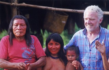 Gerd Rathgeb bei den Wajapi-Indios in Amapa. Foto: Poema