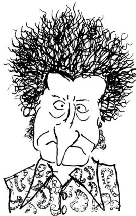 Dachte schon 2008 über Oettingers jugendliches Erscheinungsbild nach: Kontext-Karikaturist Oliver Stenzel.