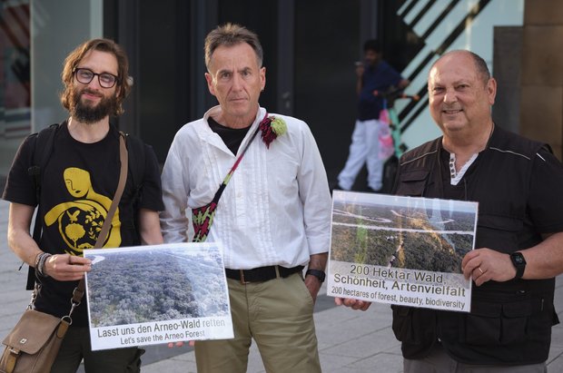 Von links: Emanuele Larini, Peter Erben und Enzo Debonis. Von links: Emanuele Larini, Peter Erben und Enzo Debonis.