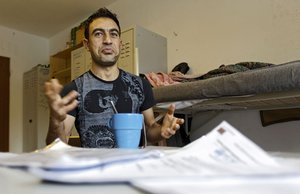 Salem Mohamood Ayzdo lebt in einem Flüchtlingsheim im Nirgendwo.