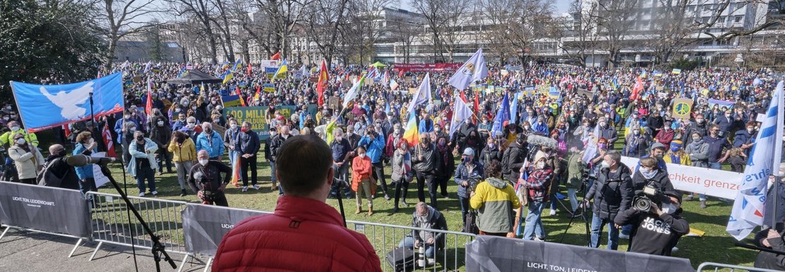 "Klare Botschaft: Stoppt den Krieg!"