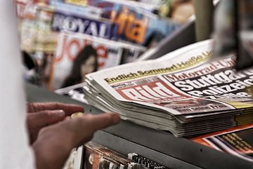 Bild liegt vorn, am Kiosk und in der Auflage. Foto: Röttgers 