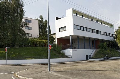 Einfamilienhaus Typ Citrohan in der Weißenhofsiedlung. Foto: Joachim E. Röttgers