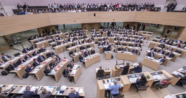 Zu drei Vierteln Männerdomäne: Landtag von Baden-Württemberg.