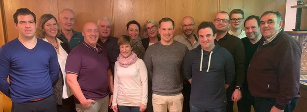 Das Kandidatenfoto der CDU-Bürgerliste. Ganz links: Michael Reißer. Foto: CDU Gemeindeverband Untergruppenbach. 