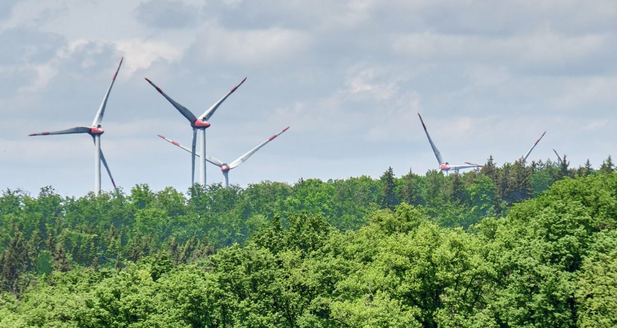 Über allen Wipfeln Windräder, so mag ein Horrorszenario von Windkraftgegner:innen aus dem Schwarzwald lauten. Foto: Joachim E. Röttgers
