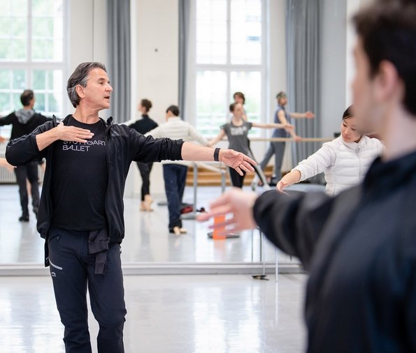 Tamas Detrich, amtierender Intendant des Balletts, und sein Vorgänger ...