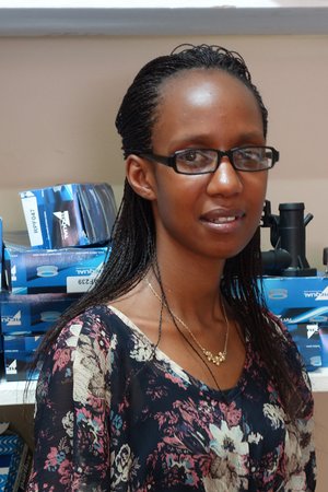 Betty Ndayisaba hat viele Träume. Einen davon lebt sie schon. Foto: Johanna Wild